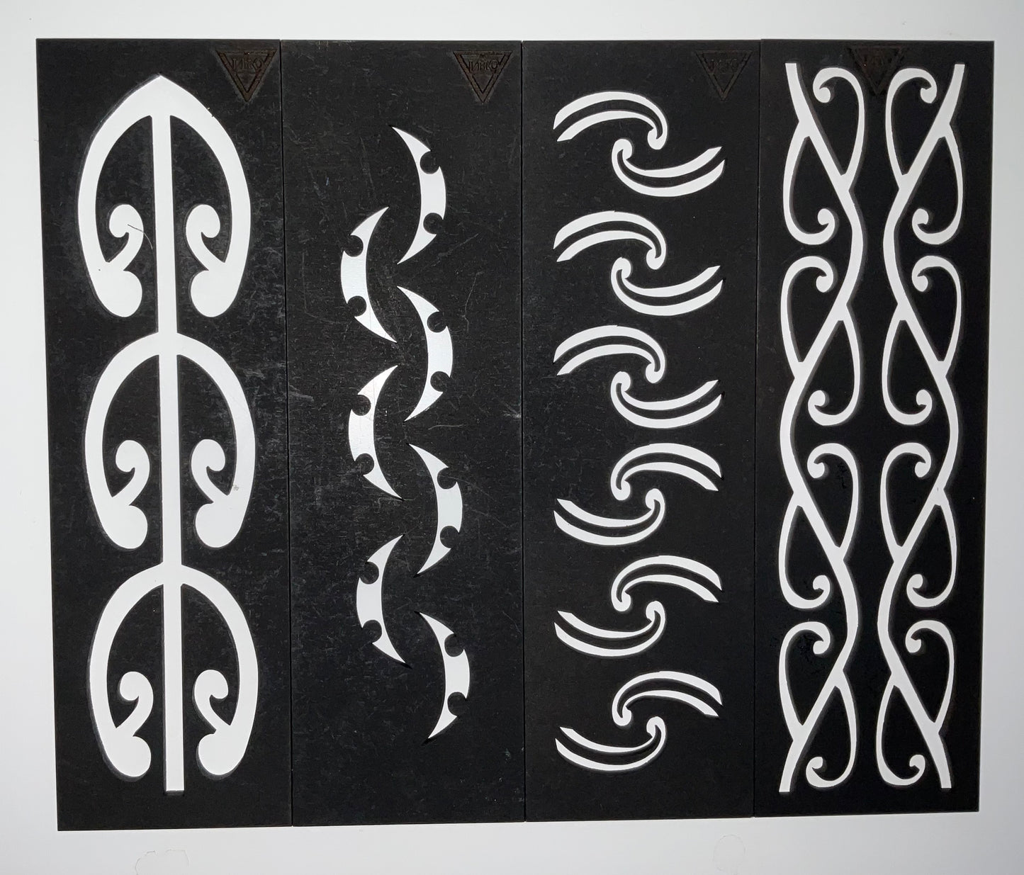 Kōwhaiwhai Stencils Pack 2 (4 stencils included)